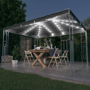 Sjenica s LED svjetlosnim trakama 400 x 300 cm antracit - Antracitno siva / 400 x 300 cm