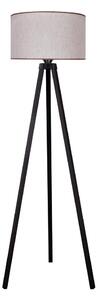 Duolla - Podna lampa 1xE27/60W/230V pr. 44 cm bež/wenge