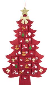 Zondo.hr Adventski kalendar od filca RXL 452 (crvena). 1135180