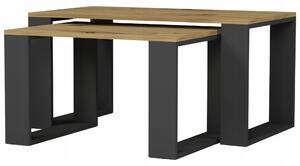Zondo.hr Set stolića za kavu (2 kom.) Ampyr (artisan + antracit). Akcija -8%. 1151182