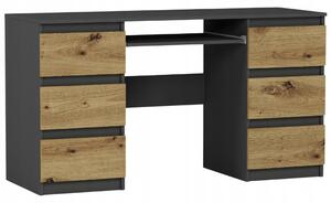 Zondo.hr PC stol Nummek (antracit + artisan). Akcija -17%. 1151328
