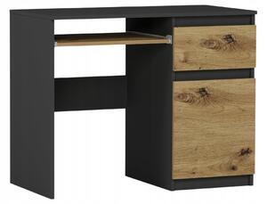 Zondo.hr PC stol Neller (antracit + artisan). Akcija -20%. 1151335