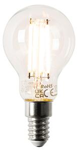 Pametna podna svjetiljka zlatna s mat staklom uključujući 2 WiFi P45 - Pallon