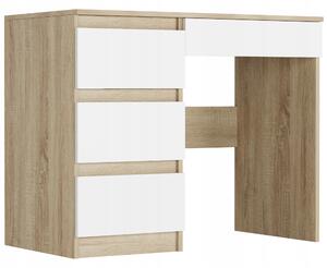 Zondo.hr PC stol Noxar (hrast sonoma + bijela) (L). Akcija -18%. 1151353