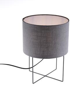 Moderna stolna lampa siva - Hina
