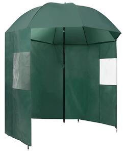 Suncobran za pecanje zeleni 220 x 185 cm - Zelena / 220 x 185 cm