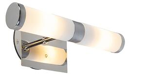 Pametna zidna svjetiljka krom IP44 uklj. 2 WiFi G9 - Bath