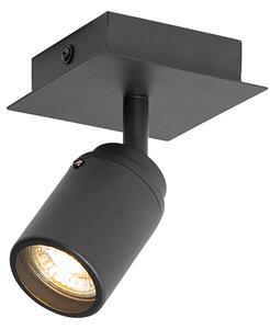 Kupaonski reflektor crni kvadrat IP44 uklj. Wifi GU10 - Ducha