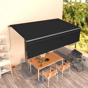 Tenda na ručno uvlačenje s roletom 5 x 3 m antracit - Antracitno siva / 5 x 3 m