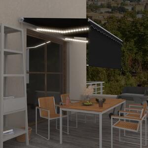 Tenda na ručno uvlačenje s roletom LED 3 x 2,5 m antracit - Antracitno siva / 3 x 2.5 m