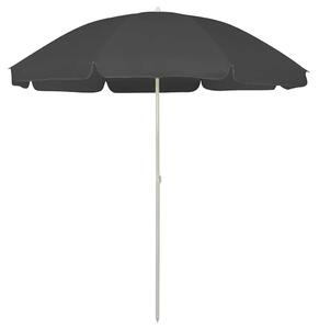 Suncobran za plažu antracit 240 cm - Antracitno siva / 240 cm