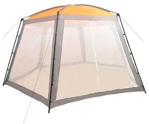 Šator za bazen od tkanine 590 x 520 x 250 cm sivi - Siva / 590 x 520 x 250 cm