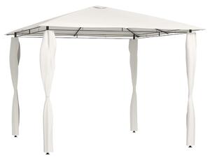 Sjenica s navlakama za stupove 3 x 3 x 2,6 m krem 160 g/m² - Krema / 3 x 3 x 2.6 m