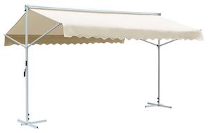 Samostojeća tenda 500 x 300 cm krem - Krema / 5 x 3 m