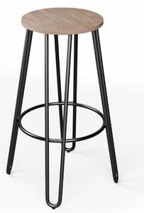 Blumfeldt Bistro stolica Hamilton 1 kom. Ø33cm Čelični drveni okvir