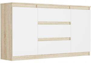 Zondo.hr Komoda Rymaxa (hrast sonoma + bijela). Akcija -16%. 1151478