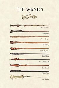 Umjetnički plakat Harry Potter™ - The Wands, (26.7 x 40 cm)