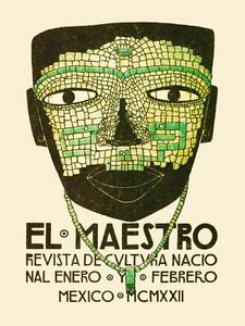 Reprodukcija umjetnosti El Maestro Magazine Cover No.2 (Mexican Art & Culture), (30 x 40 cm)