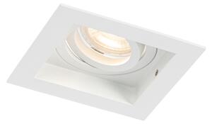 Set od 6 Moderni ugradbeni reflektor bijeli podesivi - Carree