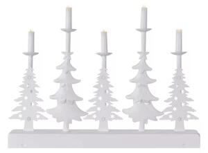 LED Božićni svijećnjak LED/2xAA bijela