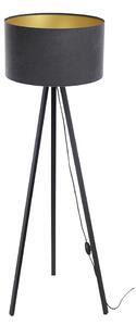 Podna lampa STANDART 1xE27/60W/230V siva/crna
