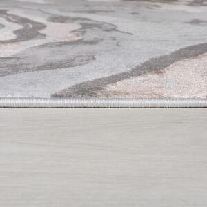 Sivo-bež staza Flair Rugs Marbled, 60 x 230 cm