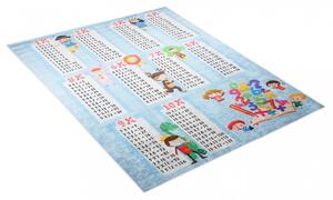 Dječji tepih sa motivom djece i malom tablicom množenja Širina: 80 cm | Duljina: 150 cm