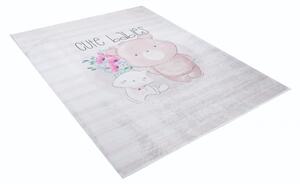 Dječji tepih s motivom slatkih prijatelja životinja Širina: 80 cm | Duljina: 150 cm
