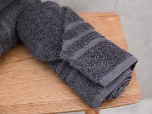 2x ručnik za kupanje COMFORT tamno sivi