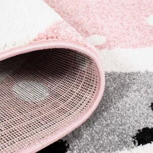 Šarmantni ružičasti djevojački tepih Mali zeko Širina: 120 cm | Duljina: 160 cm