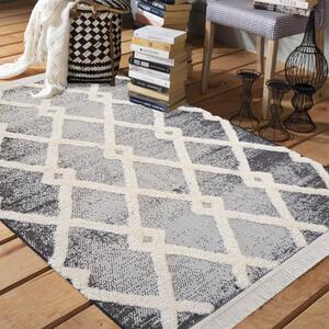 Sivi tepih u skandinavskom stilu Širina: 120 cm | Duljina: 170 cm