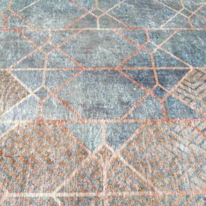 Protuklizni tepih s geometrijskim uzorkom Širina: 60 cm | Duljina: 100 cm