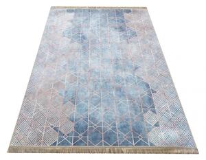 Protuklizni tepih s geometrijskim uzorkom Širina: 60 cm | Duljina: 100 cm