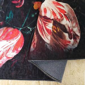 Protuklizni tepih s rascvjetanim cvjetnim uzorkom Širina: 60 cm | Duljina: 100 cm