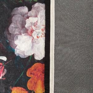 Protuklizni tepih s rascvjetanim cvjetnim uzorkom Širina: 80 cm | Duljina: 150 cm