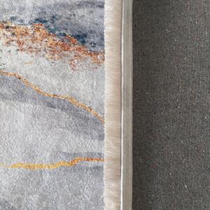 Sivi protuklizni tepih s uzorkom Širina: 60 cm | Duljina: 100 cm