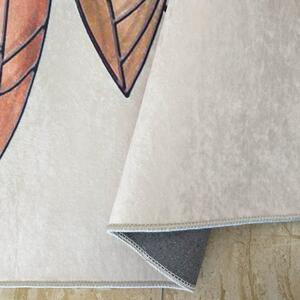 Protuklizni tepih sa printom lišća Širina: 160 cm | Duljina: 220 cm