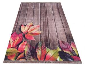 Živopisni šareni tepih s uzorkom lišća Širina: 120 cm | Duljina: 180 cm