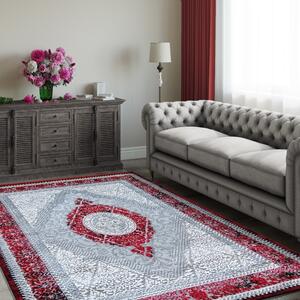 Ekskluzivni crveni tepih u vintage stilu Širina: 80 cm | Duljina: 150 cm