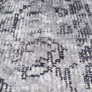 Sivi tepih s orijentalnim uzorkom Širina: 60 cm | Duljina: 100 cm