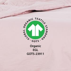 Plahta s gumicom Lia Organic MINI – Roza