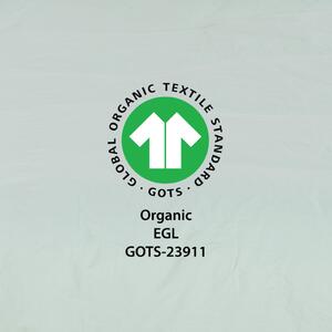 Plahta s gumicom Lia Organic MINI – Zelena