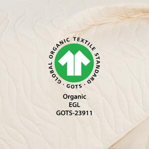 Plahta s gumicom Lia Organic MINI – Krem