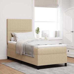 LED Box Spring Krevet Svijetlo siva i bijela. 80 x 200 cm - Siva / 80 x 200 cm