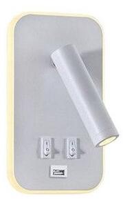 Zidna lampa Ferotehna LED 7W+3W 3000K IP20+ USB Arizona white
