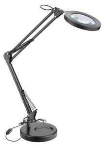 Extol - LED Prigušiva stolna lampa s povećalom LED/8W/5V 2900/4500/7500K crna