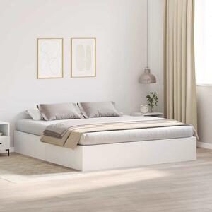 Krevet s ladicama Bijelo 180 x 200 cm Konstruirano drvo - Bijela / 180 x 200 cm