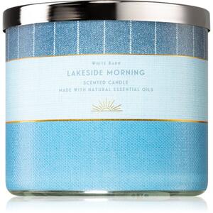 Bath & Body Works Lakeside Morning mirisna svijeća s esencijalnim uljem 411 g