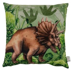 Ukrasni jastučić TRICERATOPS 40x40 cm, zeleni