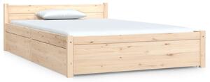 VidaXL Okvir za krevet s ladicama 120 x 190 cm 4FT mali bračni